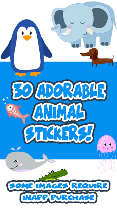 Emulate iPhone app Adorable Animal Stickers for Messaging using MyAndroid