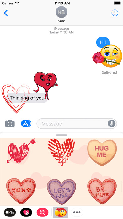 Emulate iPhone app Adorable Couple Love Stickers using MyAndroid Emulate iPhone app Adorable Couple Love Stickers using MyAndroid