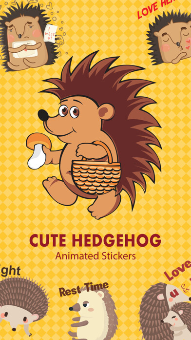 Emulate iPhone app Adorable Hedgehog using MyAndroid