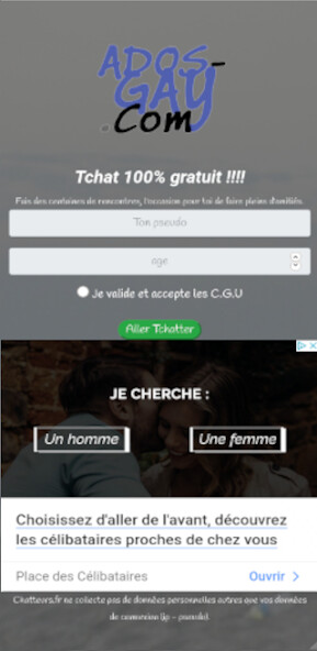 Run android online APK Ados Gay from MyAndroid or emulate Ados Gay using MyAndroid