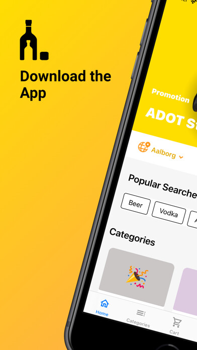 Emulate iPhone app ADOT: Alcohol & Snack Delivery using MyAndroid Emulate iPhone app ADOT: Alcohol & Snack Delivery using MyAndroid