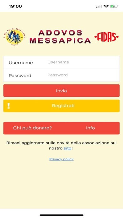 Emulate iPhone app Adovos Messapica using MyAndroid