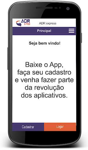Run android online APK ADR Express - Cliente from MyAndroid or emulate ADR Express - Cliente using MyAndroid
