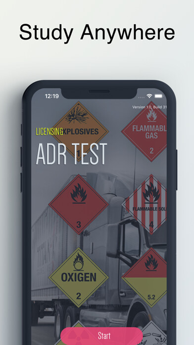 Emulate iPhone app ADR QUIZ Dangerous Goods Test using MyAndroid Emulate iPhone app ADR QUIZ Dangerous Goods Test using MyAndroid