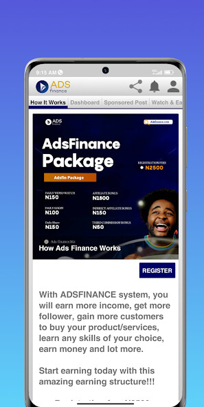 Emulate Ads Finance from MyAndroid or run Ads Finance using MyAndroid