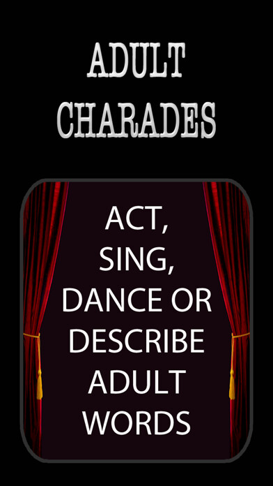 Emulate iPhone app Adult Charades - Sexy Party Game using MyAndroid