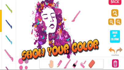 Emulate iPhone app Adult Coloring Beautiful Girl For Stress Relieved using MyAndroid Emulate iPhone app Adult Coloring Beautiful Girl For Stress Relieved using MyAndroid