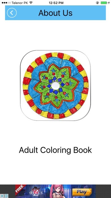 Emulate iPhone app Adult Coloring Book for Stress Releaved using MyAndroid Emulate iPhone app Adult Coloring Book for Stress Releaved using MyAndroid