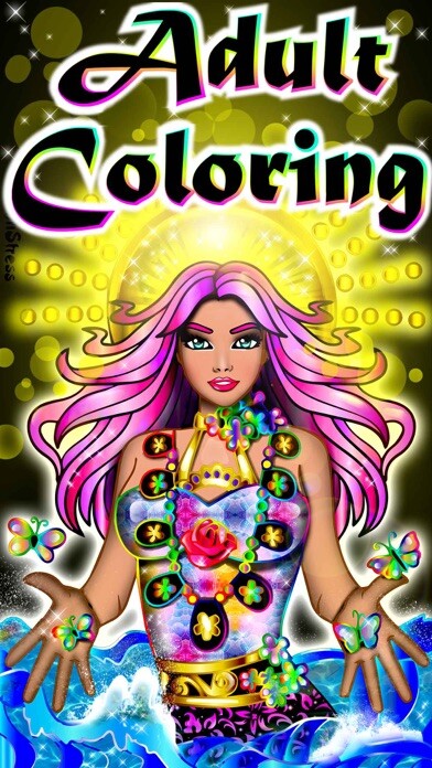 Emulate iPhone app Adult Coloring Books with Fun Games for Adults using MyAndroid