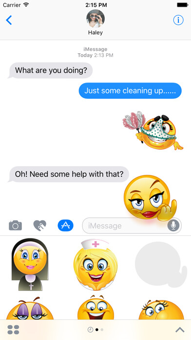 Emulate iPhone app Adult Emoji - Dirty Emoticon Stickers for iMessage using MyAndroid Emulate iPhone app Adult Emoji - Dirty Emoticon Stickers for iMessage using MyAndroid