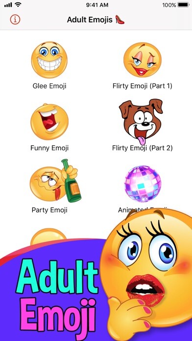 Emulate iPhone app Adult Emojis and GIFs using MyAndroid
