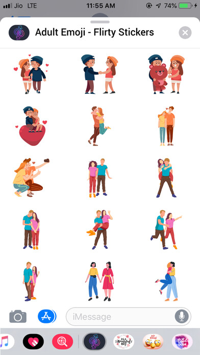 Emulate iPhone app Adult Emojis - Flirty Stickers using MyAndroid Emulate iPhone app Adult Emojis - Flirty Stickers using MyAndroid