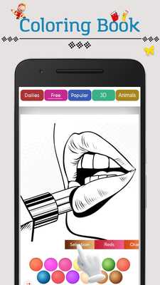 Emulate Android APK Adult Glitter Color Book - Sandbox Pages