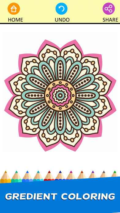 Emulate iPhone app Adult Mandala Coloring Book Therapy Stress Relief using MyAndroid Emulate iPhone app Adult Mandala Coloring Book Therapy Stress Relief using MyAndroid