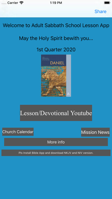 Emulate iPhone app Adult Sabbath School Lesson using MyAndroid Emulate iPhone app Adult Sabbath School Lesson using MyAndroid