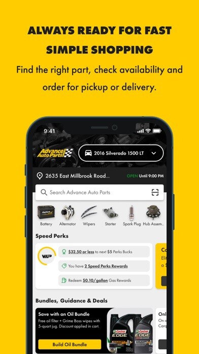 Emulate iPhone app Advance Auto Parts using MyAndroid