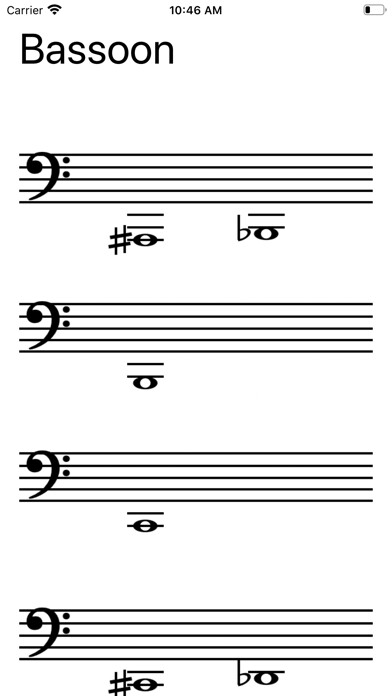 Emulate iPhone app Advanced Bassoon Fingerings using MyAndroid Emulate iPhone app Advanced Bassoon Fingerings using MyAndroid