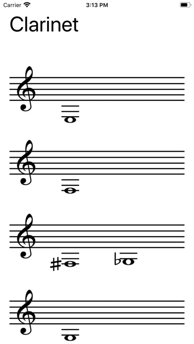 Emulate iPhone app Advanced Clarinet Fingerings using MyAndroid Emulate iPhone app Advanced Clarinet Fingerings using MyAndroid