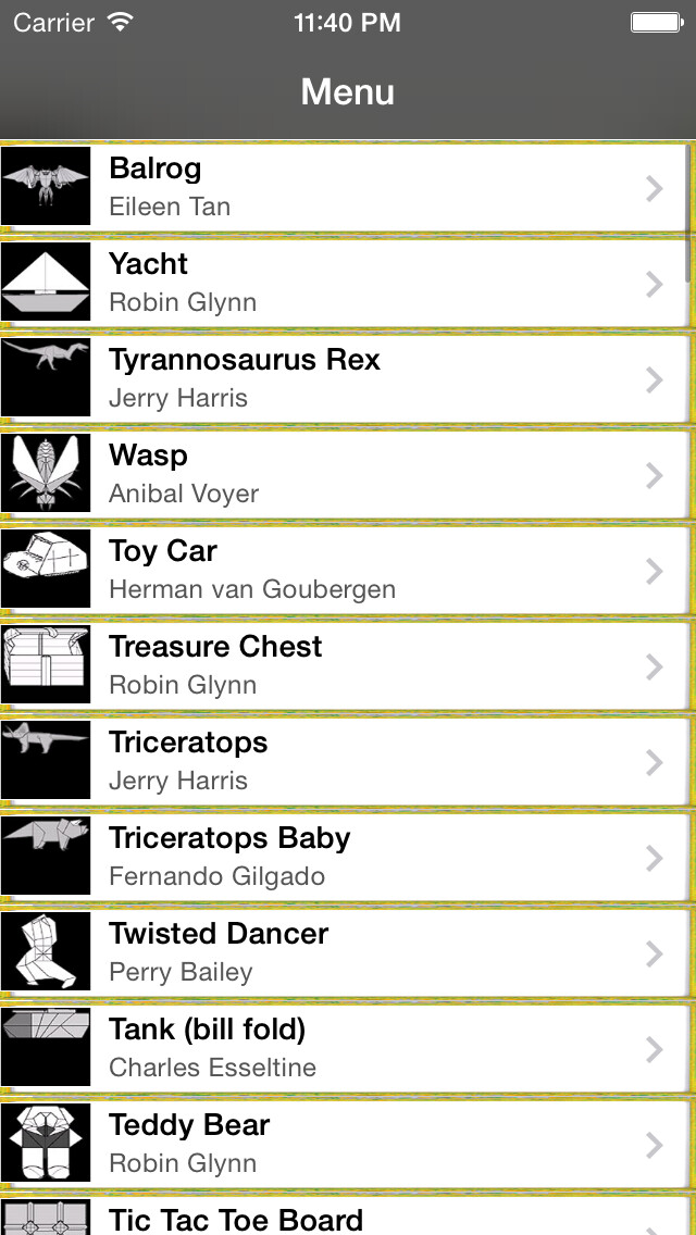 Emulate iPhone app Advanced Origami using MyAndroid Emulate iPhone app Advanced Origami using MyAndroid