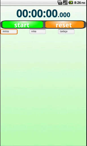 Emulate Android APK Advanced stopwatch