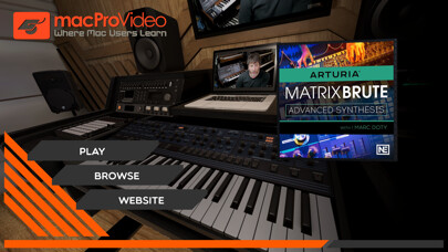 Emulate iPhone app Advanced Synthesis MatrixBrute using MyAndroid