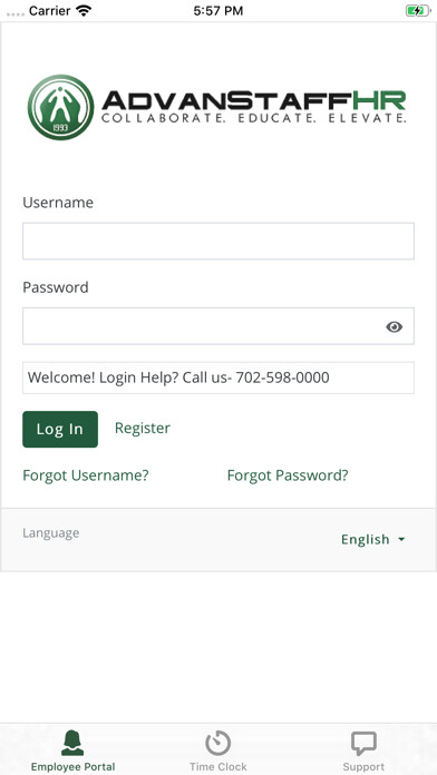 Emulate iPhone app Advanstaff ESS using MyAndroid Emulate iPhone app Advanstaff ESS using MyAndroid
