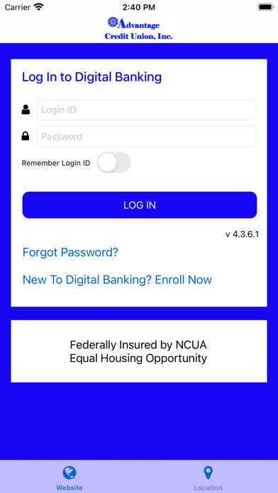 Emulate iPhone app Advantage CU Mobile using MyAndroid Emulate iPhone app Advantage CU Mobile using MyAndroid