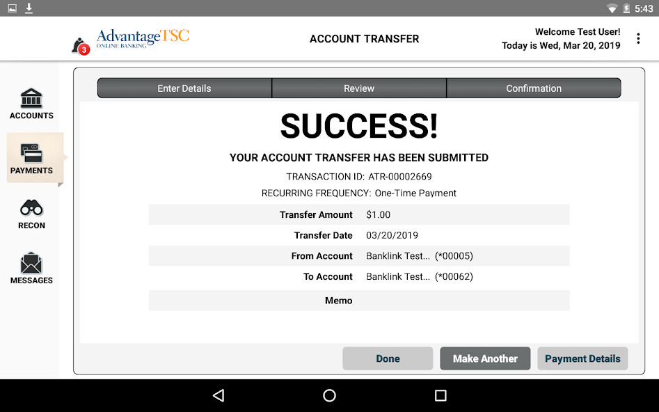 Run android online APK AdvantageTSC Mobile Banking from MyAndroid or emulate AdvantageTSC Mobile Banking using MyAndroid
