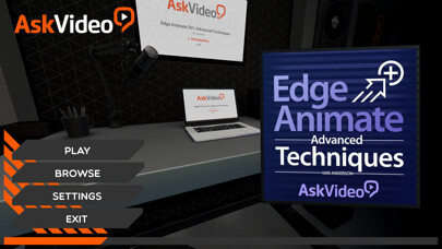 Emulate iPhone app Adv Course For Edge Animate using MyAndroid