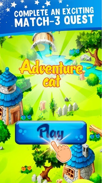 Run android online APK Adventure cat – match 3 games from MyAndroid or emulate Adventure cat – match 3 games using MyAndroid