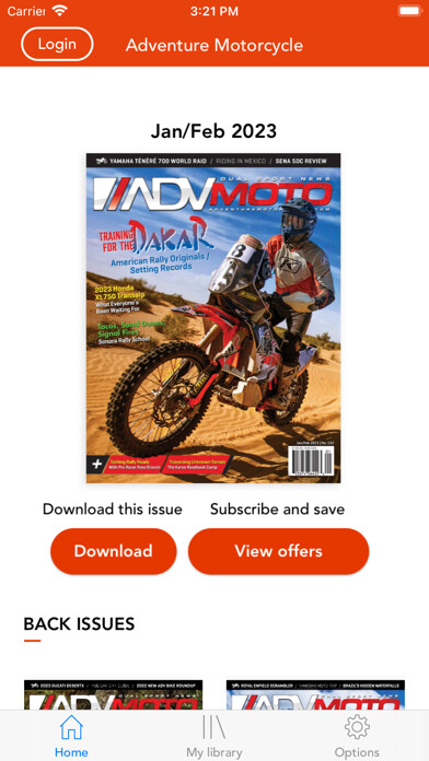 Emulate iPhone app Adventure Motorcycle using MyAndroid