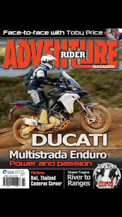 Emulate iPhone app Adventure Rider Magazine using MyAndroid
