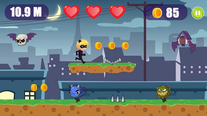 Emulate Android APK Adventures Cat Noir Runner Dash Rush World