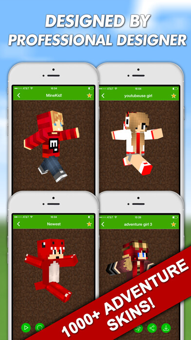 Emulate iPhone app Adventure Skins for Minecraft PE (Pocket Edition) & Minecraft PC using MyAndroid Emulate iPhone app Adventure Skins for Minecraft PE (Pocket Edition) & Minecraft PC using MyAndroid