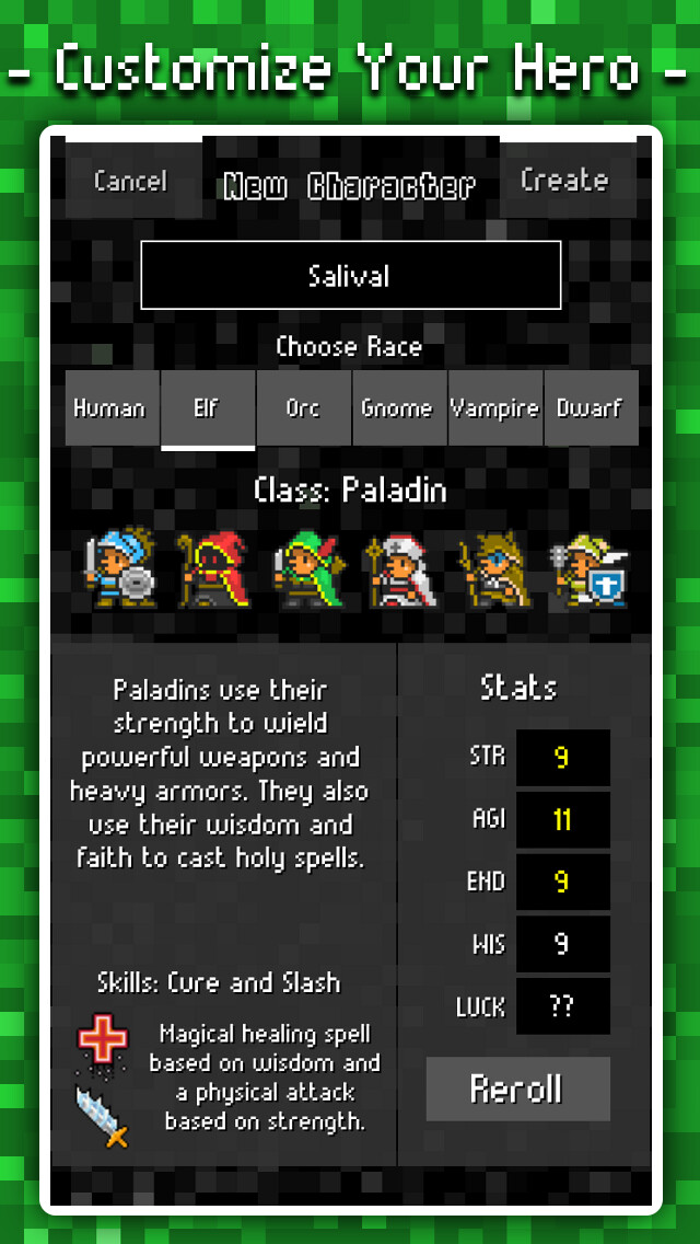 Emulate iPhone app Adventure To Fate : A Quest To The Core JRPG using MyAndroid