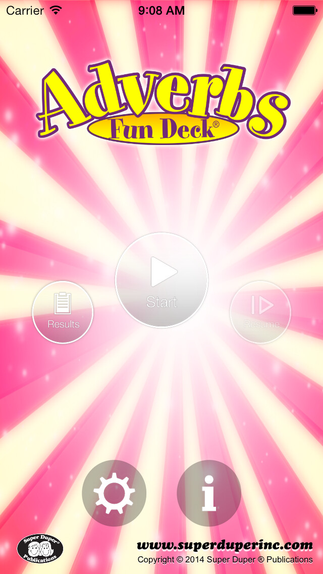 Emulate iPhone app Adverbs Fun Deck using MyAndroid Emulate iPhone app Adverbs Fun Deck using MyAndroid