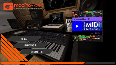 Emulate iPhone app Adv. MIDI Course For Ableton using MyAndroid