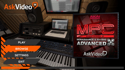 Emulate iPhone app Adv. MPC Course By Ask.Video using MyAndroid