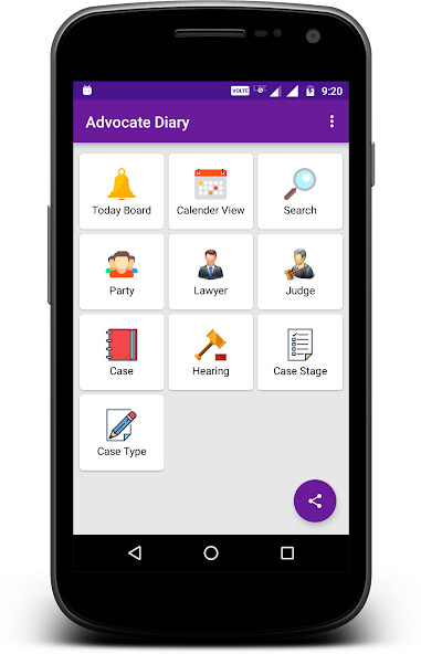 Run android online APK Advocate Diary from MyAndroid or emulate Advocate Diary using MyAndroid