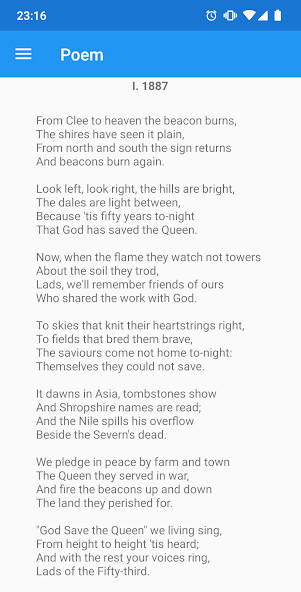 Run android online APK A.E. Housman - The Trenches of Poetry from MyAndroid or emulate A.E. Housman - The Trenches of Poetry using MyAndroid Run android online APK A.E. Housman - The Trenches of Poetry from MyAndroid or emulate A.E. Housman - The Trenches of Poetry using MyAndroid