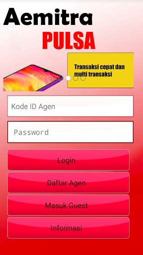 Run android online APK Aemitra Pulsa from MyAndroid or emulate Aemitra Pulsa using MyAndroid