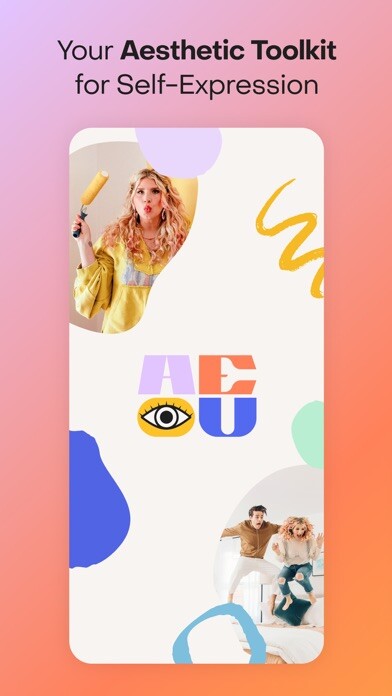 Emulate iPhone app AEOU: Aesthetic Photo + Video using MyAndroid