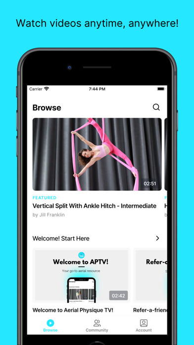 Emulate iPhone app Aerial Physique TV using MyAndroid Emulate iPhone app Aerial Physique TV using MyAndroid