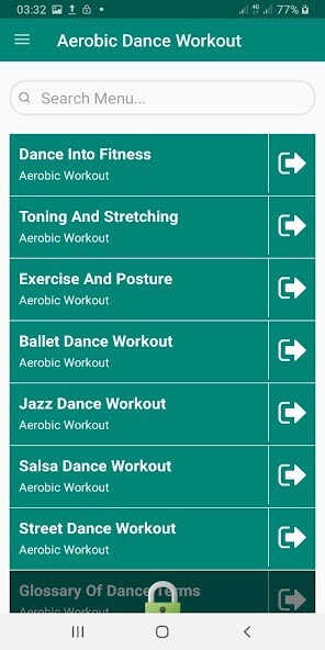 Run android online APK Aerobic Dance Exercise Guide from MyAndroid or emulate Aerobic Dance Exercise Guide using MyAndroid