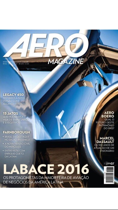 Emulate iPhone app AERO Revista using MyAndroid