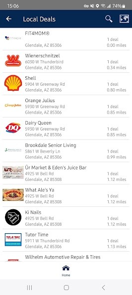 Emulate iPhone app AERO Rewards using MyAndroid