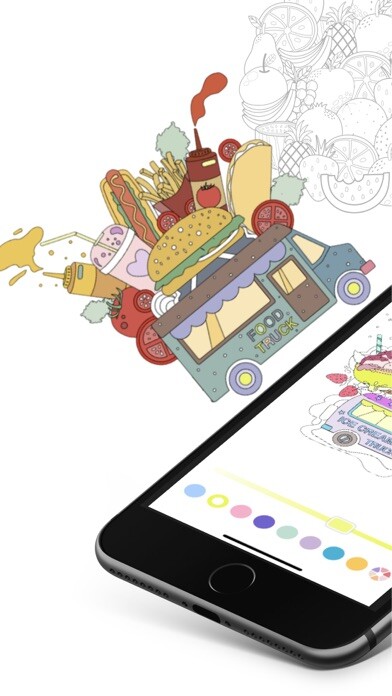 Emulate iPhone app Aesthetic Adult Coloring Book using MyAndroid
