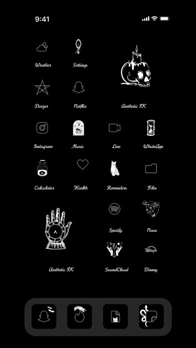 Emulate iPhone app Aesthetic Icon Kit- App Widget using MyAndroid Emulate iPhone app Aesthetic Icon Kit- App Widget using MyAndroid