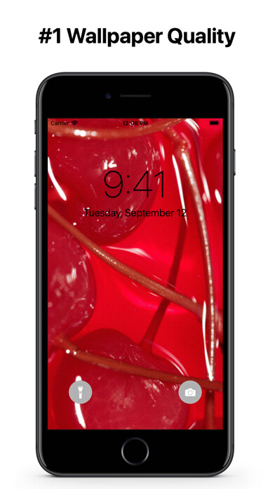 Emulate iPhone app Aesthetic Wallpapers - Notch using MyAndroid