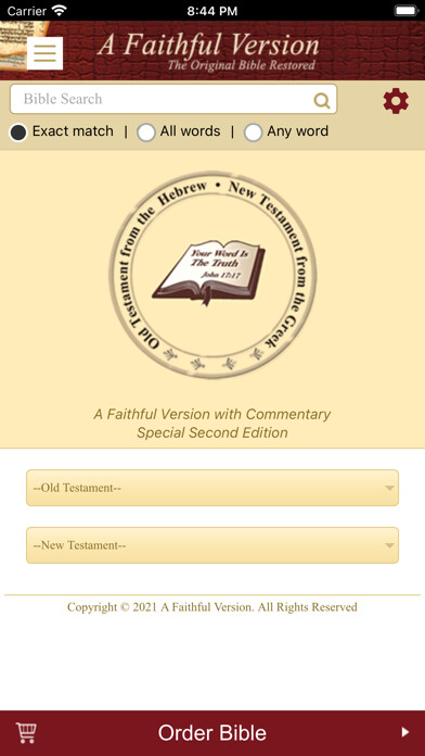 Emulate iPhone app A Faithful Version Bible using MyAndroid Emulate iPhone app A Faithful Version Bible using MyAndroid